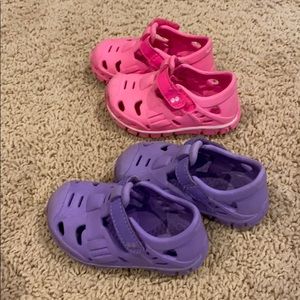 Bundle of Summer waterproof shoes size 4